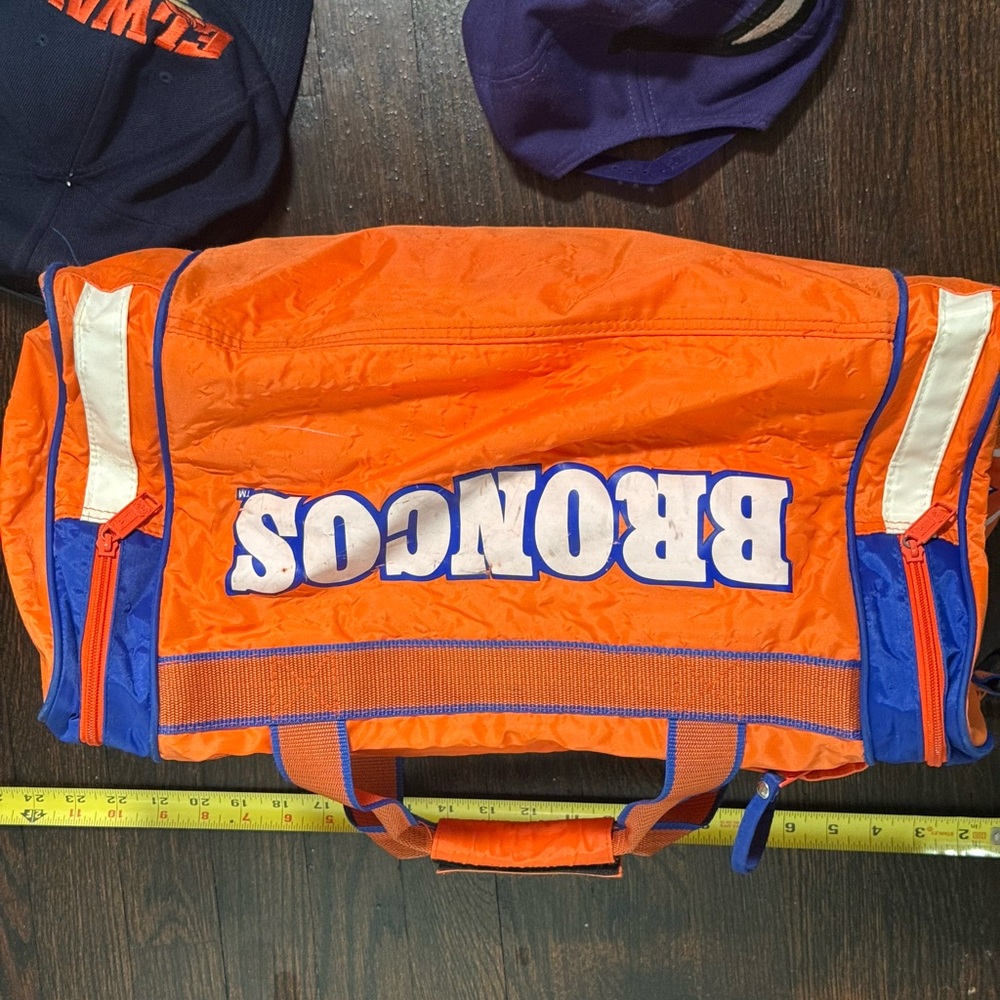 Vintage Broncos, Rockies, Nuggets hats and Broncos Duffle bag - Picture 5 of 8